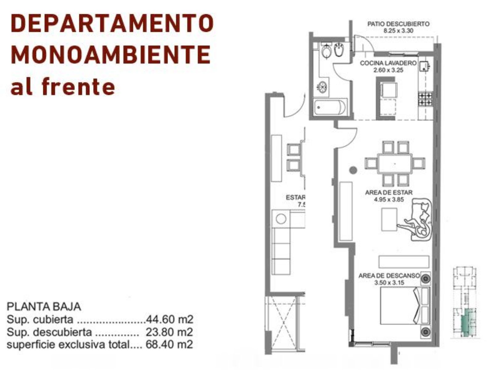 LA RIOJA (monoambiente) 556