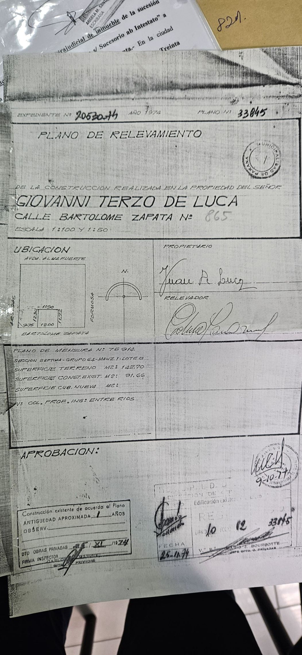 BARTOLOME  ZAPATA 865